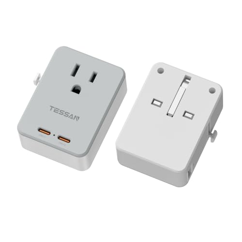 Amazon.co.jp: TESSAN bfタイプ 変換プラグ 折りたたみ式 海外